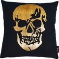 done.® Dekokissen »Stone Skull«, (1 St.), mit Totenkopf-Applikation