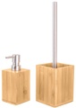 Sanilo Badaccessoires-Sets »Bambus«, (Kombi-Set, 2 tlg.), bestehend aus Seifenspender und WC-Bürste, strukturiert