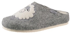 Tofee Pantoffel, mit Schaf-Motiv
