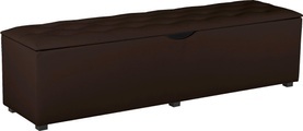 Places of Style Hockerbank »Knobbed«, Hockerbank mit Stauraum, Breite 120 cm und 160 cm