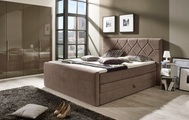 Places of Style Boxspringbett »Atlanta«, inklusive Topper und Bettkasten