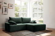 exxpo - sofa fashion, exxpo - sofa fashion Ecksofa, mit Federkern, inklusive Bettfunktion und Bettkasten in verschiedenen Cord-Farben