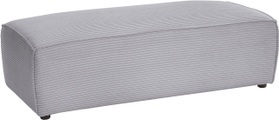 Home affaire Hocker »NEU: SHERWOOD XXL, Polsterhocker, Cord, Webstoff«, rechteckig, bequemer Sitzkomfort, 130/60/44 cm, Krokodilverbinder