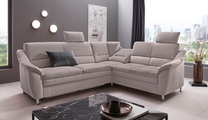 Places of Style Ecksofa »Cardoso«, Federkern, wahlweise mit Bett, Schubkasten, teilweise Relaxfunktion