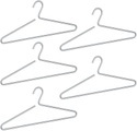 WENKO Kleiderbügel »Lux«, (Set, 5 tlg.), Aluminium, 42 cm