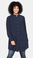 Sheego Longbluse, mit Raffung am Rückenteil
