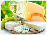Artland Wandbild »Käse & Wein«