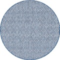 Myflair Möbel & Accessoires Teppich »Outdoor Crosses«, rund, 4 mm Höhe, In- und Outdoor geeignet, ideal im Wohnzimmer & Schlafzimmer