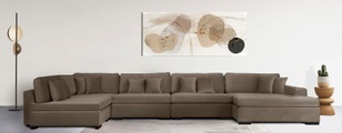 Guido Maria Kretschmer Home&Living Wohnlandschaft »Skara XXL«, Lounge-Sofa XXL mit Federkern-Polsterung, in vielen Bezugsvarianten, auch recycelt