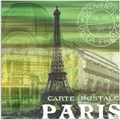 Artland Wandbild »Paris Collage«