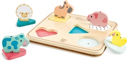 Hape Puzzle »Tiergeräuschepuzzle Tom«, mit Geräuschen; FSC®- schützt Wald - weltweit