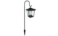 Eglo, Eglo - Solar-LED-Gartenleuchte - Schwarz und Transparent - Transparent und Schwarz
