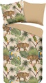 good morning Wendebettwäsche »Tropical«, (3 tlg.), mit Leoparden