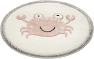 Esprit Teppich »Crab ESP-21074«, rund, 13 mm Höhe, Rundteppich mit Krabben Motiv