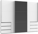 Fresh To Go Schwebetürenschrank »Level«, mit Glastür