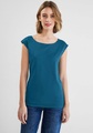 STREET ONE Shirttop »Style Ada«, in modischer Unifarbe