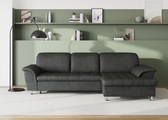 DOMO collection Ecksofa »Franzi«, wahlweise mit Bettfunktion, Bettkasten und Kopfteilverstellung, frei im Raum stellbar