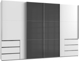 Fresh To Go Schwebetürenschrank »Level«, mit Glastüren und Synchronöffnung