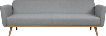 mutoni casual, Schlafsofa Struktur 212x85 hellgrau