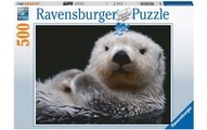 Ravensburger Puzzle - Süßer kleiner Otter - 500 Teile Puzzle