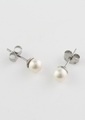 firetti Ohrschmuck: Paar Ohrstecker ´´Perle´´ Ø ca. 5 mm mit Strass-Perlen
