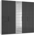 Fresh To Go Kleiderschrank »Level«, mit Glas- und Spiegeltüren