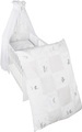roba Kinderbettgarnitur 4tlg. 100x135cm Fox&Bunny - weiß - Gr.100x135 cm