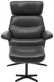 Mca furniture, MCA furniture Relaxsessel »MANILA Relaxer mit Hocker«, (2 St.), 360° drehbar