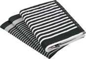 ROSS Geschirrtuch »Exclusiv«, (Set, 3 tlg.), 1x Küchen-Frottiertuch 50x50 cm Streifen und 2x Geschirrtücher 50x70 cm