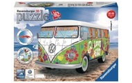Ravensburger 3D Puzzle VW1 T1 Hippie Edition, 162 Teile