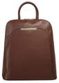 Cluty Cityrucksack, echt Leder, Made in Italy