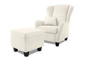 Home affaire Sessel »Oliver«, (2 St.), inklusive Hocker, Microfaser