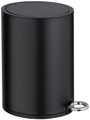 Wenko, Wenko - Kosmetik Treteimer Monza Easy Close Schwarz matt, Mattiert, 3 Liter