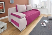 COLLECTION AB Schlafsofa, mit Federkern, inklusive Bettfunktion und Bettkasten, mit losen Armlehn- und Rückenkissen, frei im Raum stellbar
