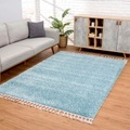 Carpet City Hochflor-Teppich »Pulpy 100«, rechteckig, 30 mm Höhe, mit Fransen, Wohnzimmer
