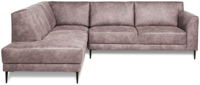 Places of Style Ecksofa »Oshawa«, mit festen Sitz- und Rückenkissen