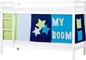 Hoppekids, Hoppekids Etagenbett, Liegefläche 90x200 cm, mit Textilset und wahlweise mit Matratze