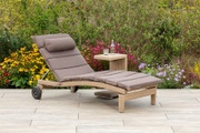 MERXX Garten-Essgruppe »Andalusia«, (2 tlg.), Gartenliege mit Auflage und mit Beistelltisch