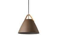 Hängeleuchte Strap mit Metallschirm beige, 27 cm