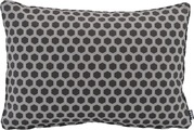 H.O.C.K - Kissen OUTDOOR-GEOMY - Polyacryl - schwarz - 60/40 cm