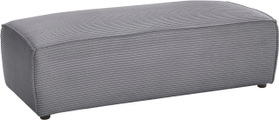 Home affaire Hocker »NEU: SHERWOOD XXL, Polsterhocker, Cord, Webstoff«, rechteckig, bequemer Sitzkomfort, 130/60/44 cm, Krokodilverbinder