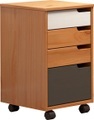 INTER-FURN Rollcontainer »Mestre«, Korpus und Front aus massivem Kiefernholz