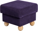 Max Winzer® Hocker »Malmö«, mit Holz-Kugelfüssen