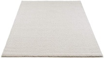 Carpet City Hochflor-Teppich »Plainy«, rechteckig, 30 mm Höhe, Polyester, Langflor Uni Rosé, Wohnzimmer