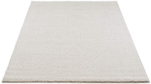 Carpet City Hochflor-Teppich »Plainy«, rechteckig, 30 mm Höhe, Polyester, Langflor Uni Rosé, Wohnzimmer