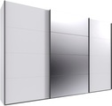 Wimex Kleiderschrank »Mugano, Made in Germany, Lieferung bis in Deine Etage und Stellort«, (wähle Deine Ausstattung: Basic oder Premium!), 3 Schwebetüren, grosse Grössen, mit oder ohne Spiegel, Metallgriffe