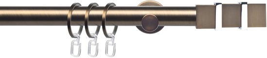 LIEDECO, Gardinenstange, »CELQUADE01SG1L«, Liedeco, Fixmaß