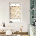 LICHTBLICK, LICHTBLICK Plissee »Plissee Klemmfix, ohne Bohren, blickdicht, Moon Birds - Beige«