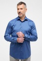 ETERNA LANGARM HEMD SLIM FIT PERFORMANCE SHIRT STRETCH RAUCHBLAU