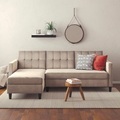 Dorel Home Ecksofa »Hartford«, mit Bettfunktion und Stauraum, Recamiere beidseitig montierbar